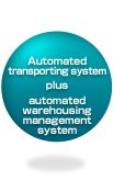 無人搬送システム＋自動倉庫管理システム